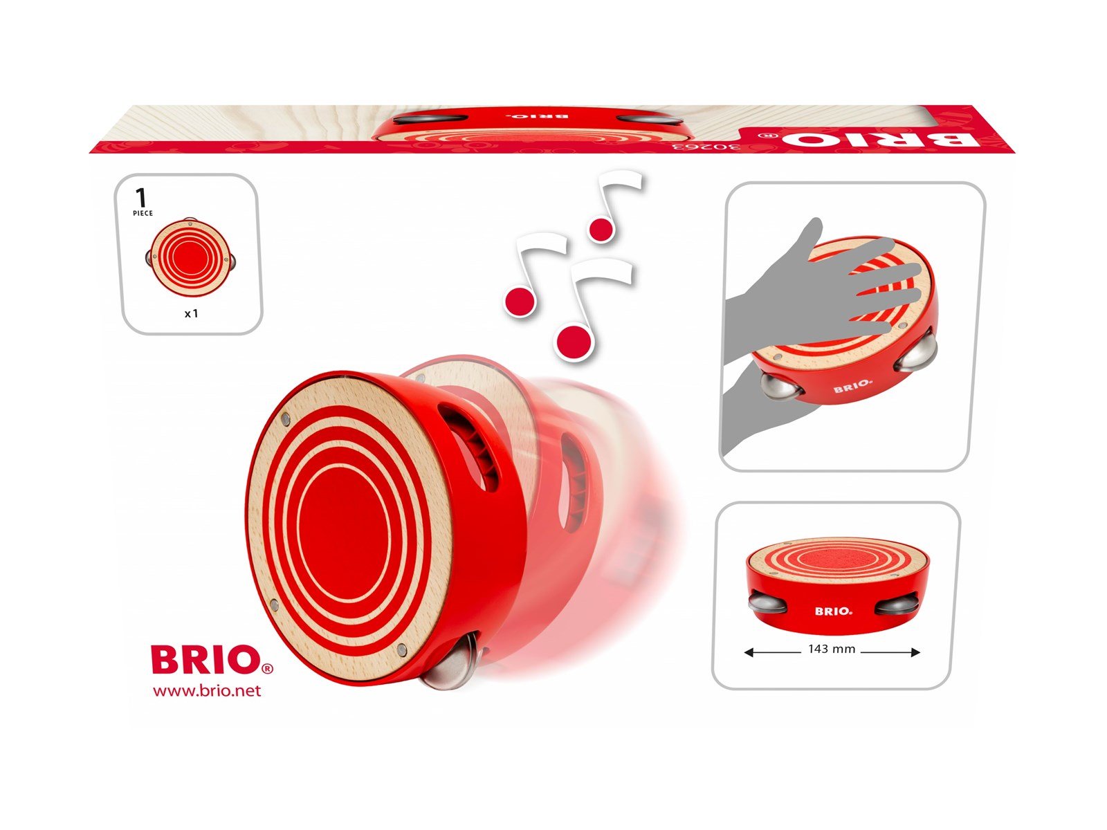 Brio Tamborin Brio Tamborin